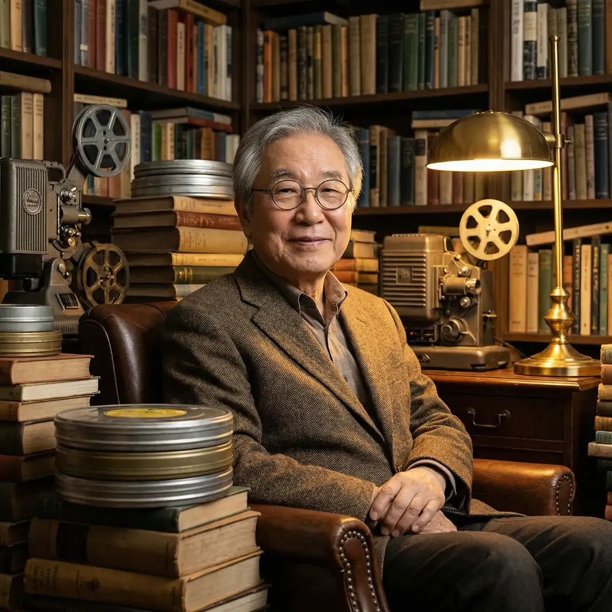 亚洲伦理片库馆长肖像 - 黑皮椰 研究学者